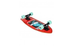 CARVER Wavy Davy 28" C5 Coal Satin - Kinder Surfskate komplett - Unteransicht Winkel 1