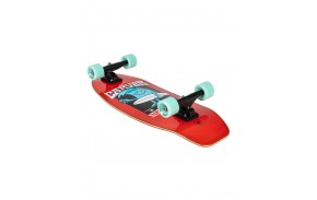 CARVER Wavy Davy 28" C5 Coal Satin - Kinder Surfskate komplett - Unteransicht Winkel 2