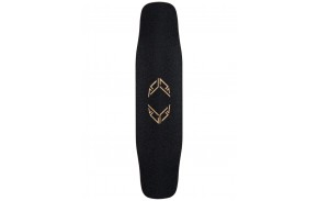 Loaded Tesseract II Chroma - deck da longboard, vista superiore con grip