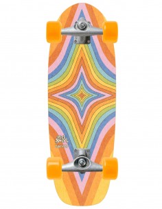 Carver GRLSWIRL Daydream 28" CX - Surfskate completo - vista dal basso