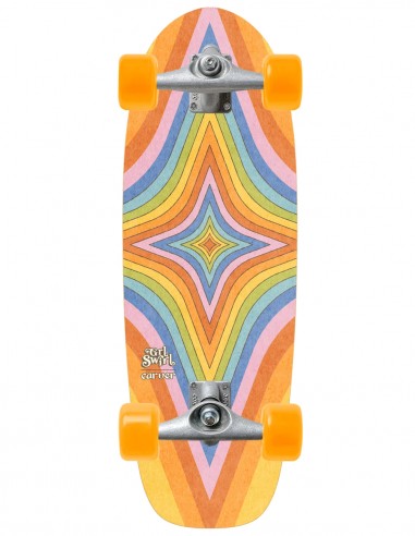 Carver GRLSWIRL Daydream 28" CX - Surfskate completo - vista dal basso