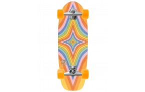 Carver GRLSWIRL Daydream 28" CX - Surfskate completo - vista dal basso