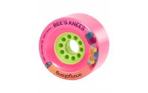 Orangatang Bee's Knees 90 mm 83a rose - vue trois quarts