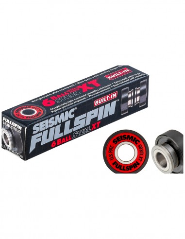 Seismic Fullspin 6-Ball Steel XT Built-In bearings, set of 8