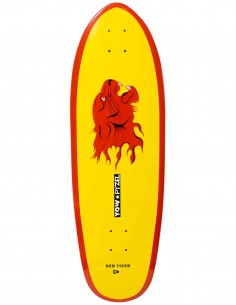 YOW Red Tiger 32.6″ Pyzel – los deck – onderkant