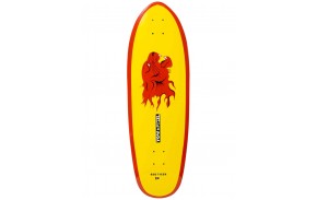 YOW Red Tiger 32.6″ Pyzel – los deck – onderkant