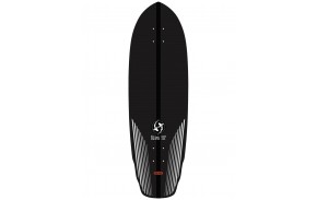 Carver Black Tip Carbon Fiber 32.5″ – Tavola da surfskate – vista inferiore