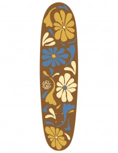 Carver GRLSWIRL Longswirl 38″ – Surfskatedeck - onderaanzicht