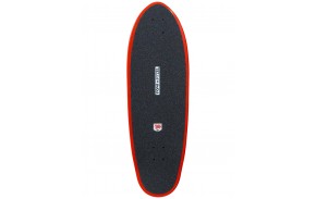 Freigestellte Griptape-Seite des YOW Red Tiger Pyzel x YOW Surfskates