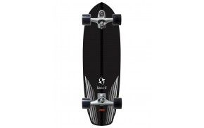 Carver Black Tip Carbon Fiber 32.5″ C7 - Surfskate complet - vue dessous