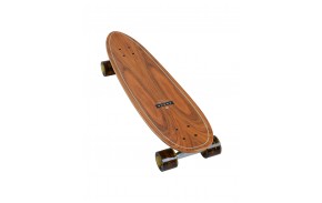 Vue trois-quarts du cruiser Arbor Breach Foundation avec plateau en palissandre