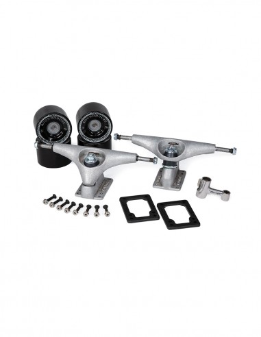 Kit ejes Carver CX y C2 Raw con ruedas Roundhouse Mag 70 mm