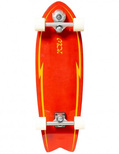 YOW Pipe 32 Power Surfing surfskate completo - vista inferior