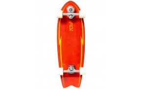 YOW Pipe 32 Power Surfing surfskate completo - vista inferior