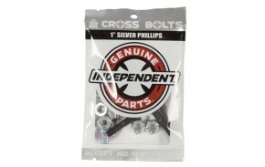 Visserie Skate1" Independent Phillips Black Silver pack