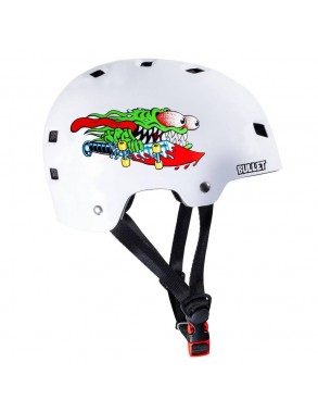 Casque Santa Cruz Bullet "Slasher" Blanc - Enfant