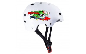 Casque Santa Cruz Bullet "Slasher" Blanc - Enfant