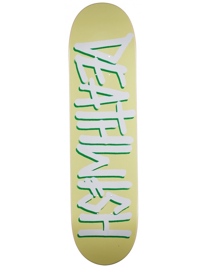 Deathwish Deathspray Pale Yellow 8" - Skateboard Deck