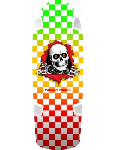 Powell Peralta Reissue Ripper Checker Multi 10" - Plateau de skateboard Oldschool