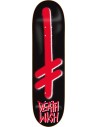 Deathwish Gang Logo BLK Red 8.0" - Skateboard Deck