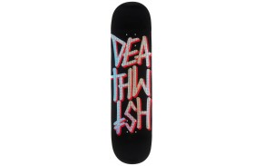 Deathwish Gang Logo BLK Red 8.0" - Skateboard Deck
