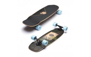 Loaded Omakase 33.5" Palm Grip and Rip  - Complete longboard