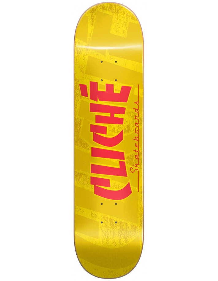 Cliché Banco RHM Yellow 8.0" - Plateau de skateboard