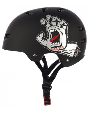 Casque Santa Cruz Bullet "Screaming Hand" Blanc