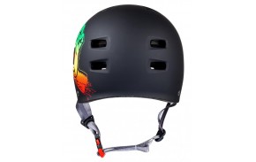 Casque Santa Cruz Bullet "Screaming Hand" Rasta