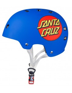 Santa Cruz Bullet "Classic Dot" Blue Helmet