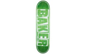 Baker Brand Name Veneer JF 8.25" Green - Plateau de Skateboard