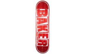 Baker Brand Name Veneer TB 8.5" Red - Planche de Skateboard