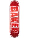 BAKER Merkvernis TB 8.5" Rood - Surfplank Skateboard