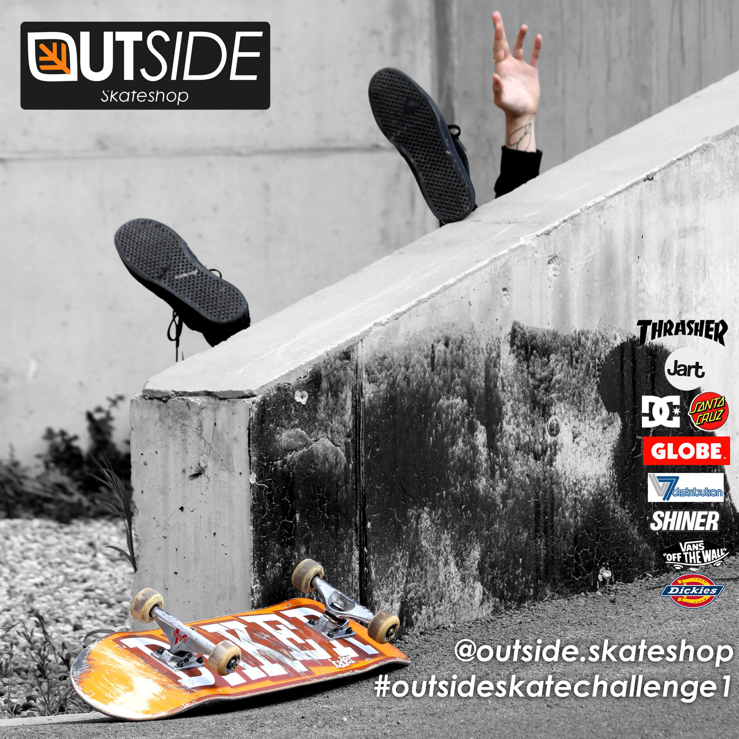 Outside video skate challenge