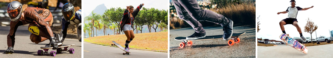 The different disciplines of longboarding