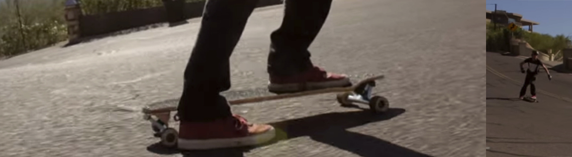 Freiner en longboard : le drop foot