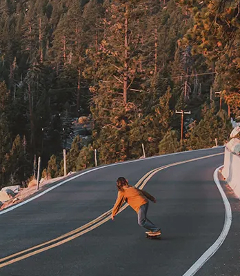 Descent in freeride in Oregon