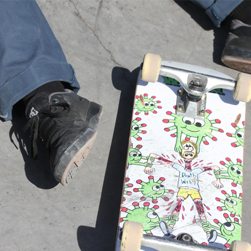 My first skateboard